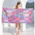 High Quality Microfiber suede Water Absorption Beach Towel